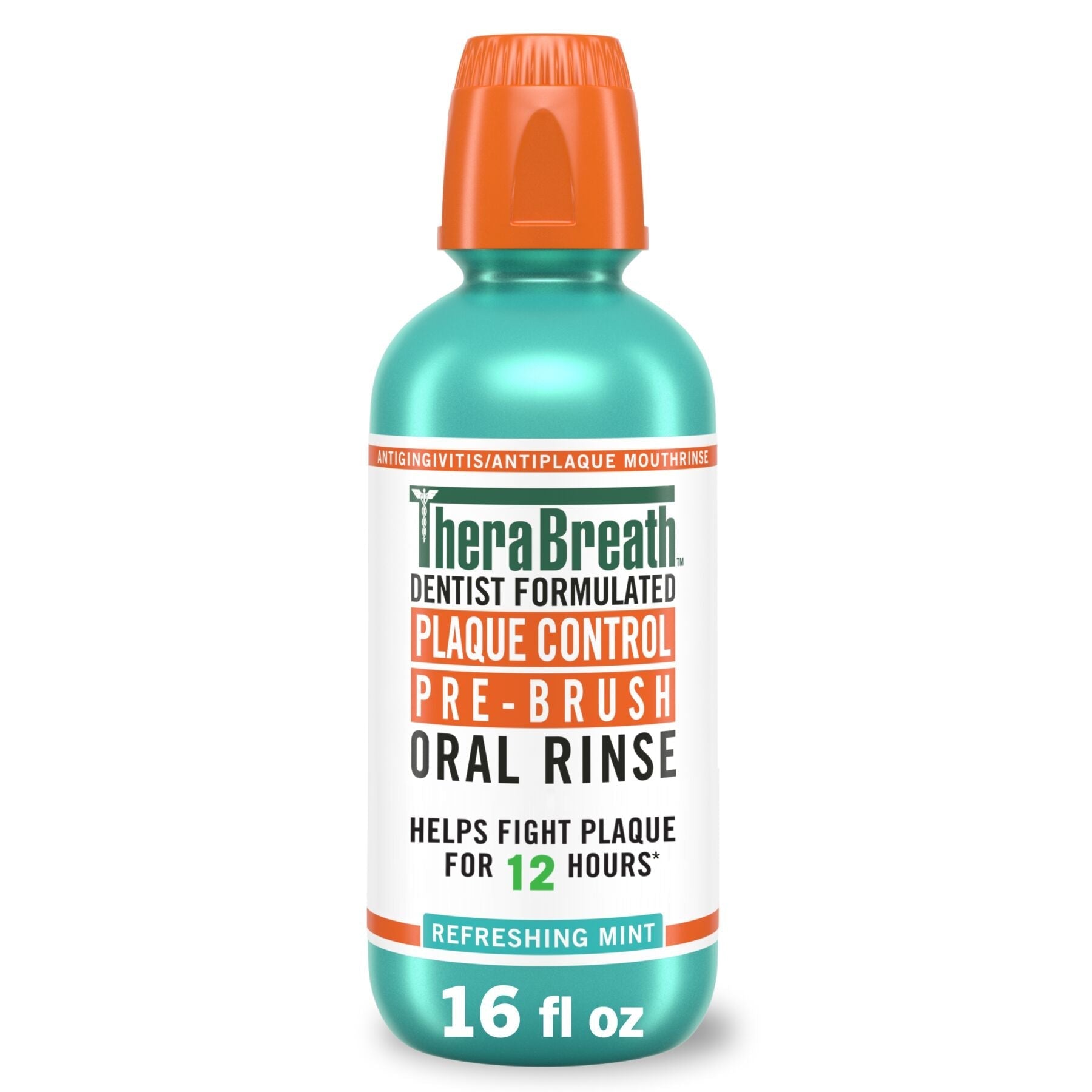Plaque Control Pre-Brush Oral Rinse - Refreshing Mint Flavor