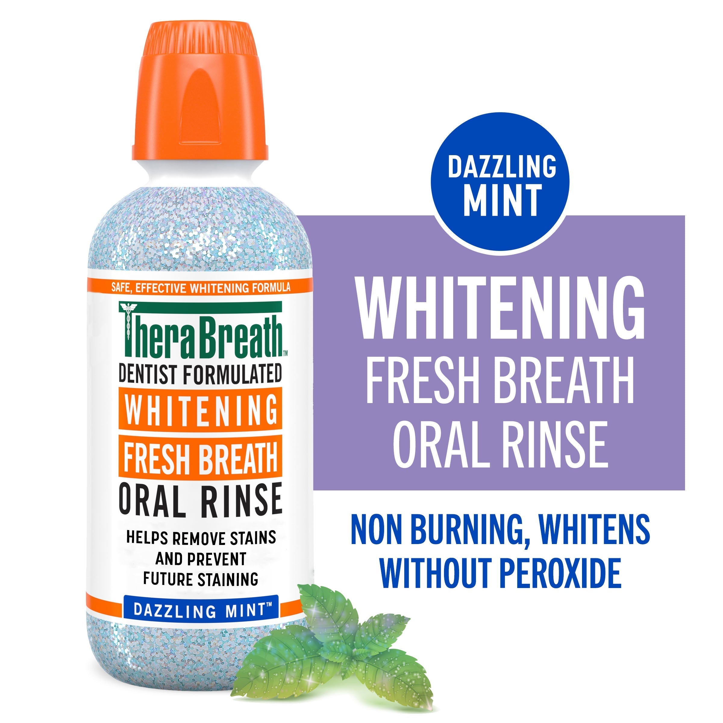 TheraBreath Whitening Oral Rinse & Toothpaste Bundle