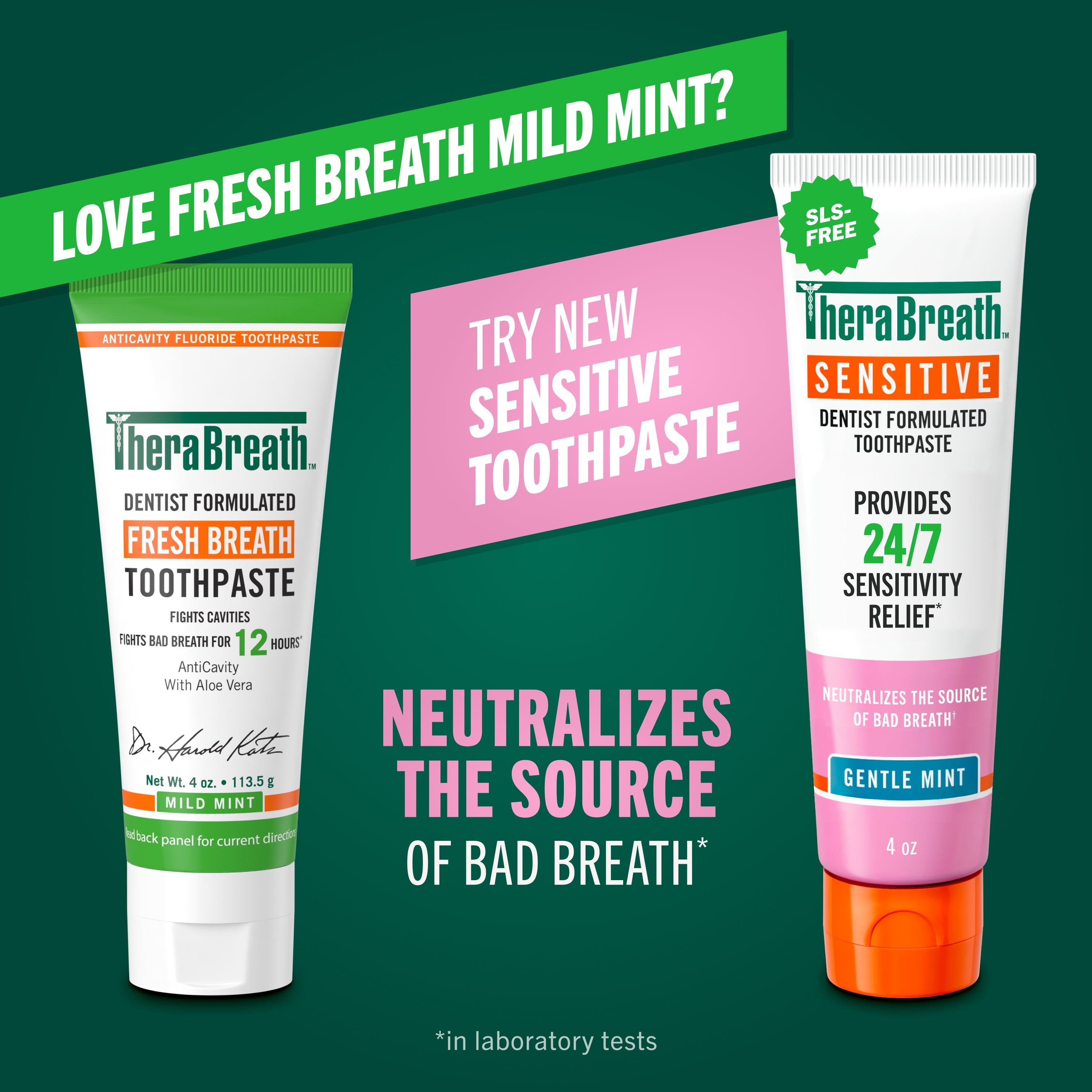 Fresh Breath Toothpaste - Mild Mint