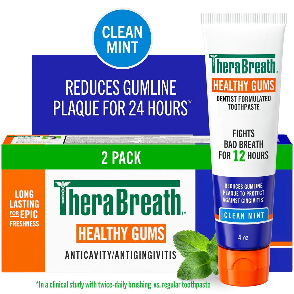 TheraBreath Healthy Gums Oral Rinse & Toothpaste Bundle