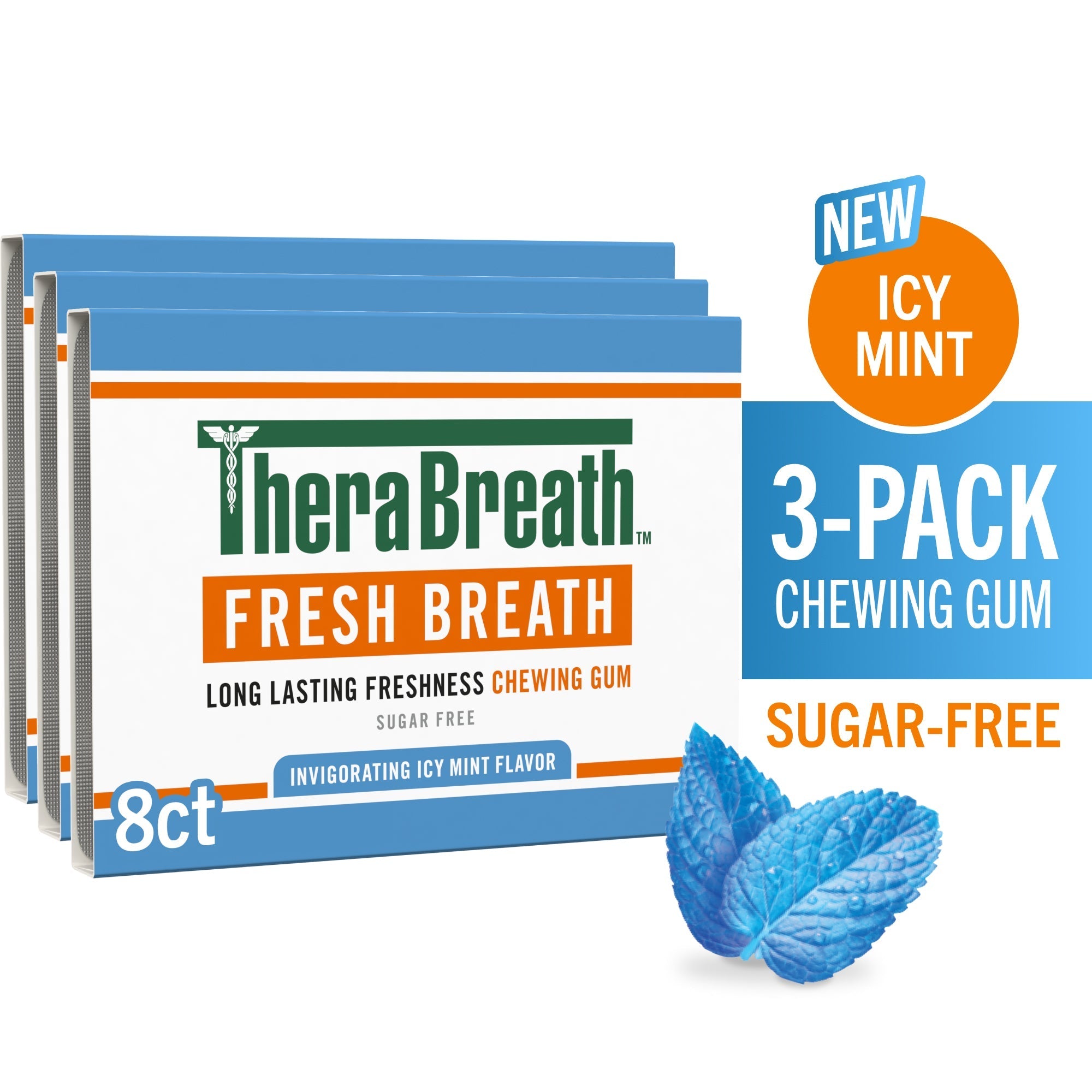 Stay Icy Bundle: 2 Mouthwash & 1 Pack Gum in Invigorating Icy Mint
