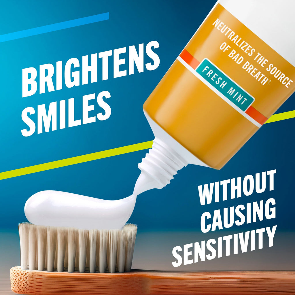 TheraBreath Deep Clean Toothpaste, Helps Fight Bad Breath, Fresh Mint