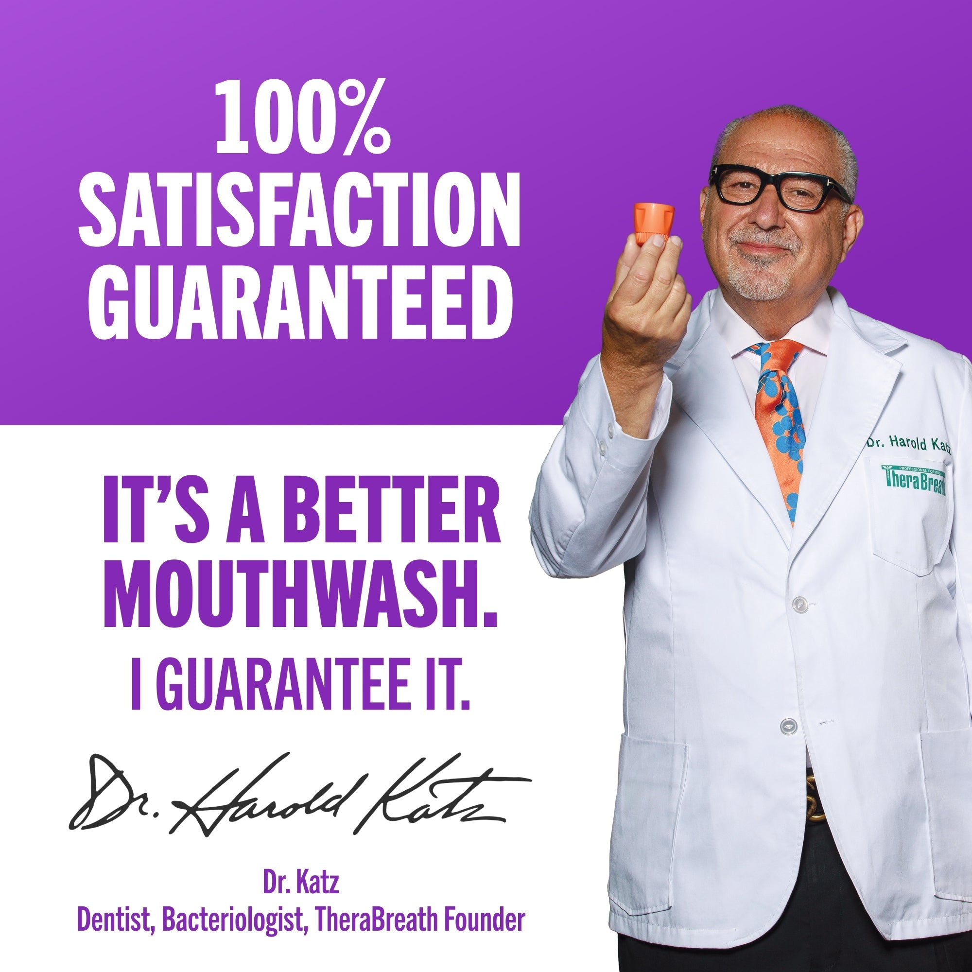 TheraBreath Complete Mouthwash, 6-in-1 Beneﬁts, Alcohol-Free, Revitalizing Mint